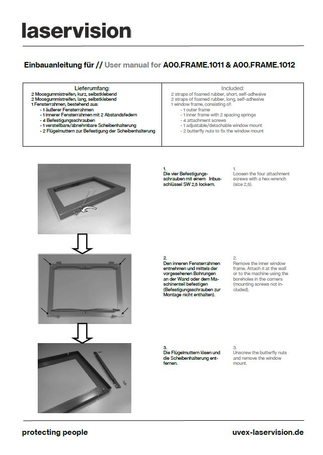 A00-FRAME Anleitung cover